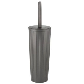 Ерш унитазный с подставкой-емкостью, с крышкой "Rock'n'Roll" Антрацит SC341211003("Spin&Clean")*1/10