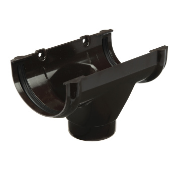 Воронка желоба 120 мм ТехноНиколь, темно-коричневый Воронка желоба 120 мм ТехноНиколь, темно-коричневый