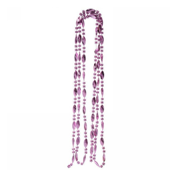 Бусы на ёлку 2м Льдинка, Фиолетовый