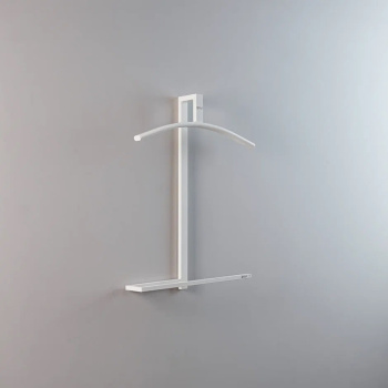 Вешалка надверная/настенная "Торонто 12" шир.440мм Белый ВКНТ12 Б ("ЗМИ") *1