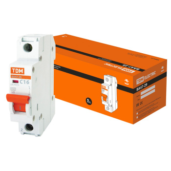 Авт.выкл. TDM ВА 47-29 16А/1П SQ0206-0074 *12/120