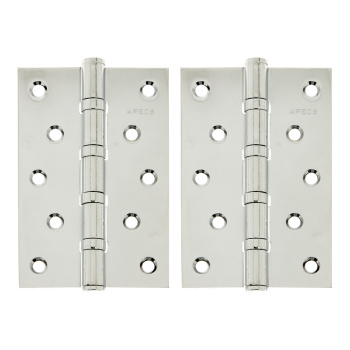 Петля универсальная 120*80*3мм ХРОМ CR (комплект 2шт.) АПЕКС *1/5/50