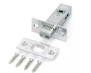 Задвижка дверная врезная д/дерев.дверей ХРОМ 101 CR ПАЛЛАДИУМ *1/20/100