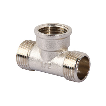 Тройник сантехнический 1/2"(Ø15) П/М/П CTM CRTMFM12 (аналог ДЛ211) *10/80