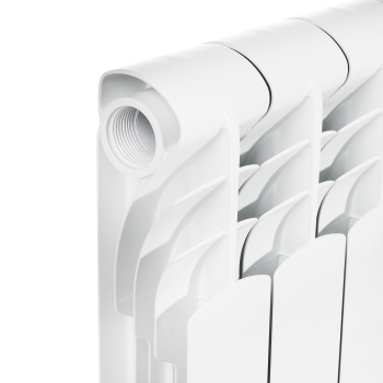 Радиатор биметаллический 12 секций Royal Thermo Revolution, 500 мм, белый Радиатор биметаллический 12 секций Royal Thermo Revolution, 500 мм, белый