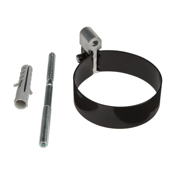 Хомут трубы 80х140 мм ТехноНиколь, темно-коричневый Хомут трубы 80х140 мм ТехноНиколь, темно-коричневый