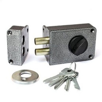 Замок накладной Зенит ЗН 1-3 серебро Димитровград *1/16