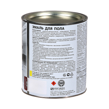 Эмаль алкидно-уретановая для пола красно-коричневая 2 л ДАЛИ (RAL3009) *1/3/192