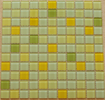 Мозаика 30х30 см Гранит Холл LHK 304-6, 0.09 м², стекло, светло-зеленый