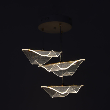 Люстра S2121/3 WT LED 3000К-6500К (h=800, d=360) б/пульта VERNER LIGHTING *1 Люстра S2121/3 WT LED 3000К-6500К (h=800, d=360) б/пульта VERNER LIGHTING *1