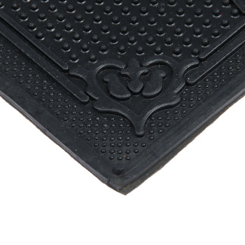 Коврик 35*60 см придверный "Добро пожаловать" черный (арт.20039) VORTEX *1/20