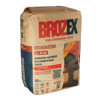 Пескобетон 30 кг BROZEX, М300