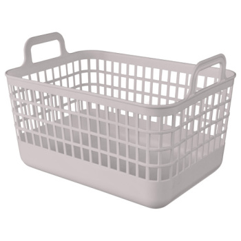 Корзина для хранения пластм. "Kobo" 320х224х210мм 12л  Св.-бежевый арт 435296134 ("Бытпласт") *1/16