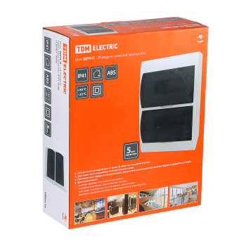 Бокс ЩРН-П-24мод. IP40 навесной пластик TDM SQ0901-0006 *1/10