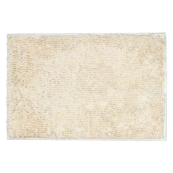 Коврик д/ванной "макароны" (60см х 100см) Молочный *1