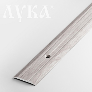 Порог-стык одноуровневый 25х1350 мм Лука ПС 01, ясень белый