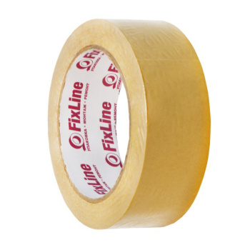Лента клейкая двусторонняя на полипропилен. основе 36мм х25м "FixLine" *1/48