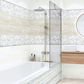 Плитка 50х24.9 см настенная 1.49 м² Alma Ceramica Wood, светло-бежевый