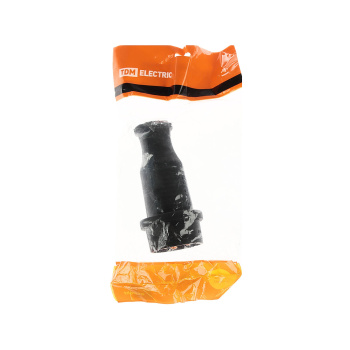 Вилка прямая КАУЧУК 3P+PE 32А 380В TDM SQ0612-0006 *1/10