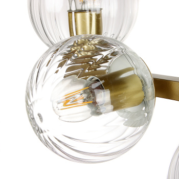 Светильник потолочный NQ36427/4 GD 4*40W E27 220V (l-460; w-245; h-410) S=16м2 VERNER LIGHTING *1