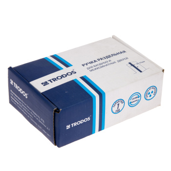 яяяРучка раздельная НИКЕЛЬ/хром AL-02-572 SN/CP/204408 TRODOS *1/24