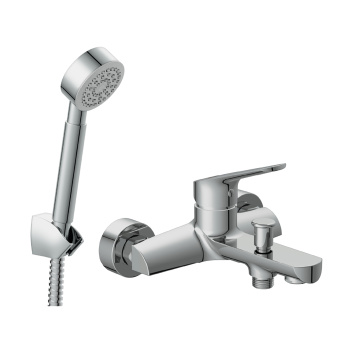 Смеситель д/ванны Cersanit FLAVIS + душ. лейка, шланг, держатель д/лейки 64509 *1