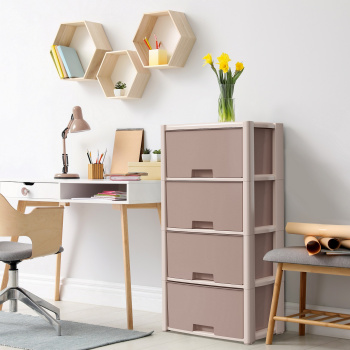 Комод пластм. "Колорит" 4 ящика 940х300х475мм Бежевый/Бежевый М7834 (ЗПИ "Альтернатива") *1 Комод пластм. "Колорит" 4 ящика 940х300х475мм Бежевый/Бежевый М7834 (ЗПИ "Альтернатива") *1