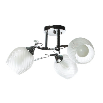 Люстра Verner Lighting А2662/3, 40 Вт, Е27, 3 лампы, черный/хром