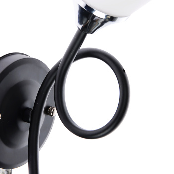 Бра N1684/1W BK+CH E27 1*40Вт (330*170*130) *1