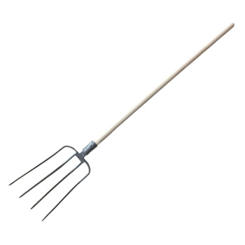 Вилы навозные кованые из рельсовой стали 4-рогие, с черенком Н.Новгород *5