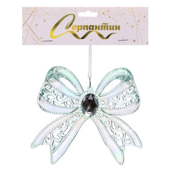 Подвеска "Изящный бант" 13*11 см, Зелёный Подвеска "Изящный бант" 13*11 см, Зелёный