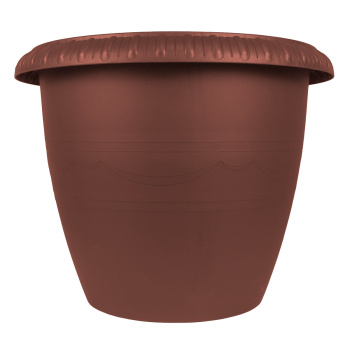 Кашпо пластм. "Lе Jardin"28,8л d верха 450мм h370мм дрен.реш.,прикорн.вент.,Колёс.Бронза Бор107-5К*1 Кашпо пластм. "Lе Jardin"28,8л d верха 450мм h370мм дрен.реш.,прикорн.вент.,Колёс.Бронза Бор107-5К*1