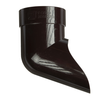 Слив трубы 80 мм ТехноНиколь, темно-коричневый Слив трубы 80 мм ТехноНиколь, темно-коричневый