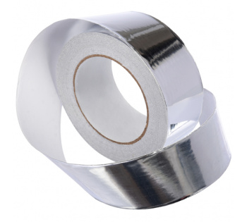 Клейкая лента 50 м, 48 мм, алюминиевая, теплоизоляционная Клейкая лента 50 м, 48 мм, алюминиевая, теплоизоляционная