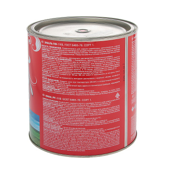 Эмаль алкидная 2.7 кг Расцвет ПФ-115, белая